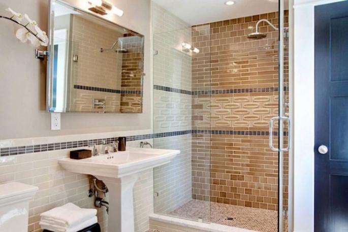 Ванная комната с душевой кабиной: дизайн и фото интерьеров